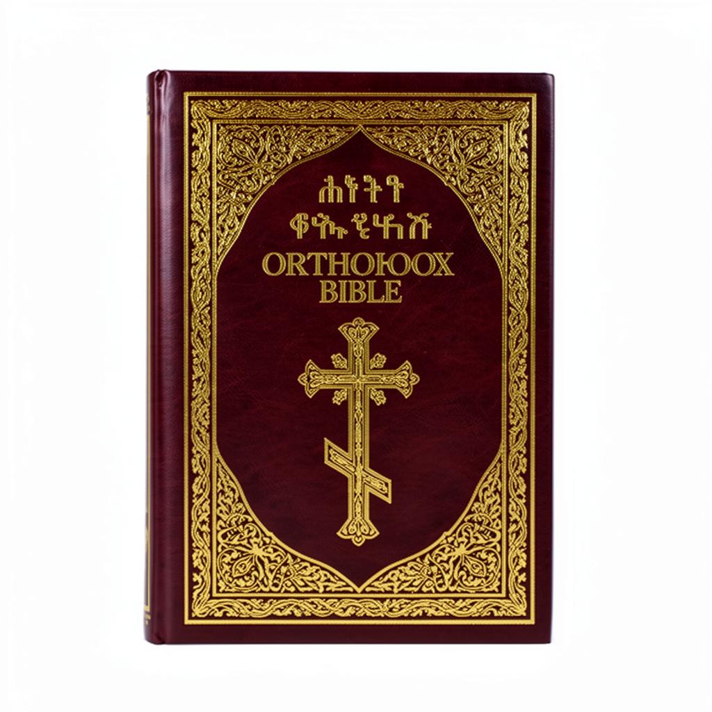 Book cover for Ethiopian Orthodox Bible (Amharic / Ge'ez) by Ethiopian Orthodox Tewahedo Church